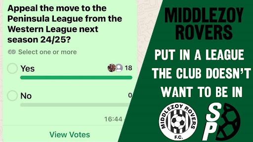 Middlezoy Rovers: The club incredibly frustrated by being transferred to a different division