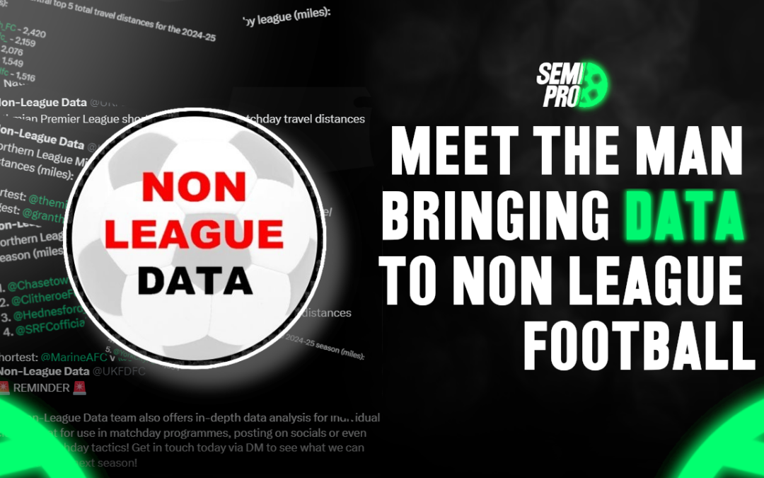 The connection between Non-League football and Data: How important is data at the lower levels of the game?