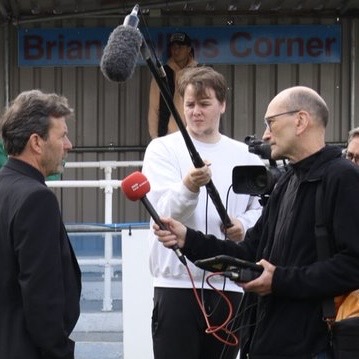 Ollie Keable: The man switching the mic for the dugout